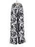 Three Dots Print Silver Black Casual Pants Size S - photo 2