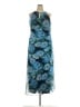 Betsy & Adam Floral Tropical Blue Cocktail Dress Size 22w - photo 1