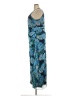 Betsy & Adam Floral Tropical Blue Cocktail Dress Size 22w - photo 5
