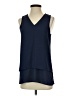 MICHAEL Michael Kors Blue Sleeveless Blouse Size S - photo 1