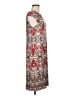Chico's Paisley Red Casual Dress Size Med (1) - photo 4