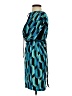 En Focus Studio Print Teal Cocktail Dress Size 4 - photo 5