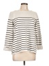 Tahari Stripes Ivory Pullover Sweater Size L - photo 1