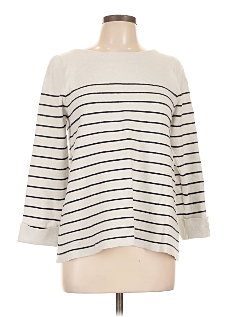 Pre-owned Tahari Pullover Sweater In Ivory