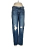 Lucky Brand 100% Cotton Hearts Blue Jeans Size 28 waist - photo 1