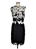 Kay Unger 100% Polyester Black Cocktail Dress Size 6 - photo 2