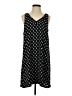 Ann Taylor LOFT 100% Polyester Stars Black Casual Dress Size S - photo 1