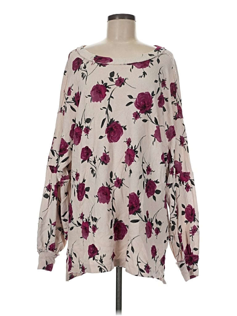 Pre-owned Torrid Long Sleeve T-shirt In Ivory