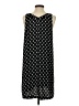 Ann Taylor LOFT 100% Polyester Stars Black Casual Dress Size S - photo 2