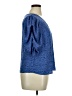 Ava & Viv 100% Polyester Blue Short Sleeve Top Size 14 (X) - photo 4