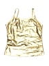 Unbranded Metallic Gold Sleeveless Top Size 5 - 6 - photo 1
