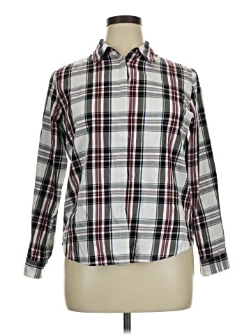 Allison Daley Long Sleeve Button-Down Shirt (view 1)