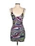 Superdown Graphic Purple Cocktail Dress Size S - photo 1