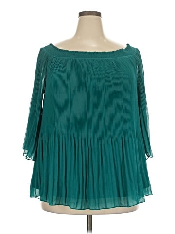 City Chic 3/4 Sleeve Blouse (view 1)