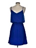 Express Solid Blue Casual Dress Size S - photo 2