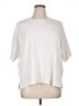Splendid Ivory Short Sleeve T-Shirt Size L - photo 1