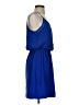 Express Solid Blue Casual Dress Size S - photo 4