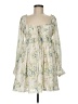 Altar'd State 100% Polyester Floral Ivory Casual Dress Size M - photo 1