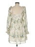 Altar'd State 100% Polyester Floral Ivory Casual Dress Size M - photo 2