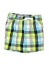 Jumping Beans 100% Cotton Plaid Green Board Shorts 9-12 MO / 12 MO - photo 1