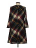 JH Plaid Black Brown Casual Dress Size S - photo 2