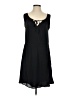Gap 100% Polyester Solid Black Casual Dress Size S - photo 1