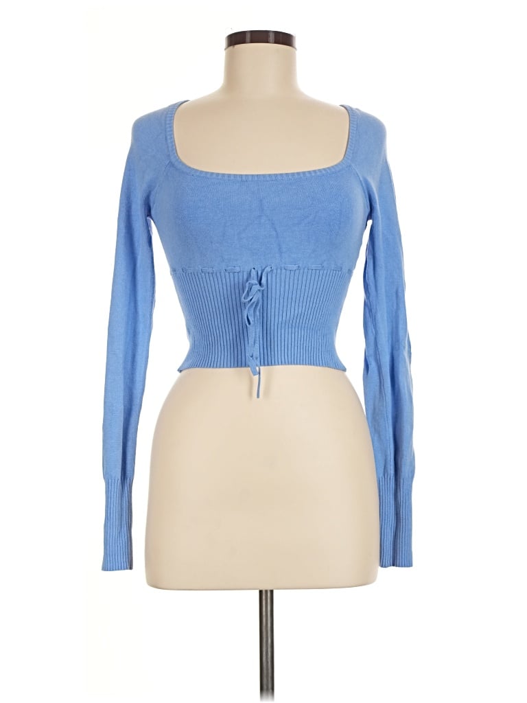 Pre-owned Kimchi Blue Cardigan Sweater In Blue