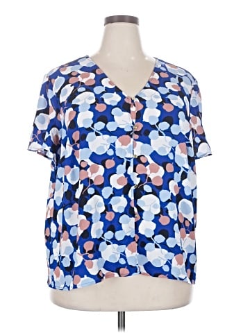 Liz Claiborne Short Sleeve Blouse (view 1)