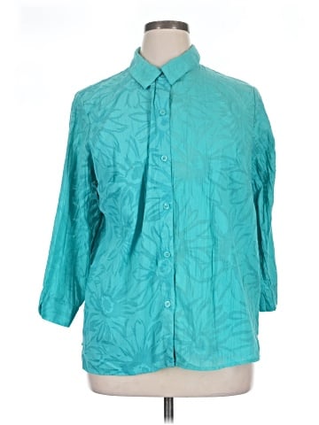 Sag Harbor 3/4 Sleeve Blouse (view 1)