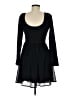 Gap Solid Black Cocktail Dress Size M - photo 2