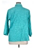 Sag Harbor Teal 3/4 Sleeve Blouse Size XL - photo 2