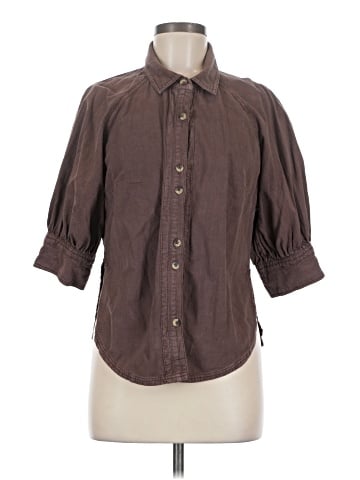 We the Free 3/4 Sleeve Button-Down Shirt (view 1)