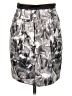 BCBGMAXAZRIA Graphic Gray Casual Skirt Size 4 - photo 1