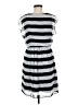 Maurices 100% Polyester Stripes Gray Casual Dress Size M - photo 2