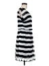 Maurices 100% Polyester Stripes Gray Casual Dress Size M - photo 4