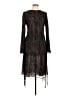 ALLSAINTS 100% Polyester Paisley Black Cocktail Dress Size 10 - photo 1