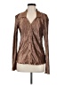 Truself 100% Polyester Brown Long Sleeve Blouse Size M - photo 1