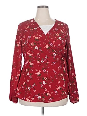 City Chic Long Sleeve Blouse (view 1)