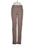 J. McLaughlin Houndstooth Brown Casual Pants Size 8 - photo 1
