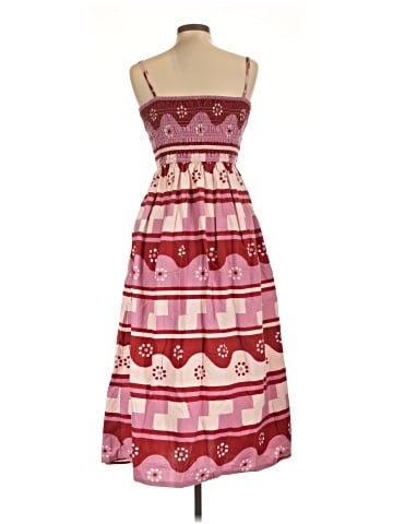 Madewell Theo Sleeveless Midi Dress in Geodaisy Batik (view 2)