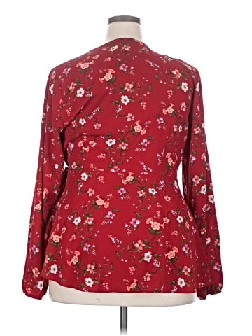City Chic Long Sleeve Blouse (view 2)