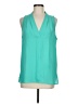 Vince Camuto Teal Sleeveless Blouse Size M - photo 1