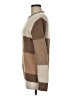 J.Crew Checkered-gingham Tan Wool Pullover Sweater Size M - photo 5