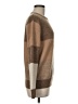 J.Crew Checkered-gingham Tan Wool Pullover Sweater Size M - photo 4