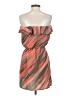 Gap Outlet 100% Polyester Stripes Orange Cocktail Dress Size XS - photo 2