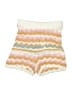 L Space Chevron-herringbone Ivory Shorts Size M - photo 1
