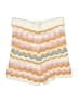 L Space Chevron-herringbone Ivory Shorts Size M - photo 2