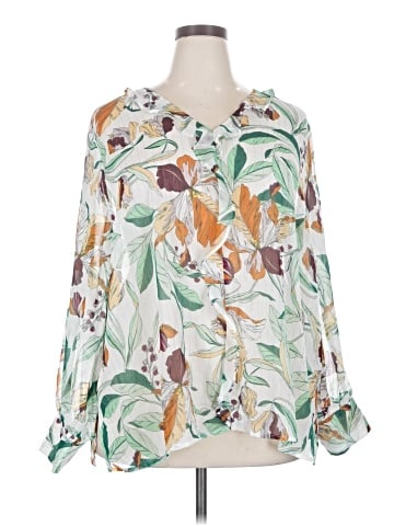 Liz Claiborne Long Sleeve Blouse (view 1)