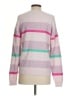 Elizabeth and James Stripes Pink Pullover Sweater Size S - photo 2