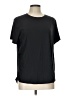 ADAY Solid Black Short Sleeve T-Shirt Size L - photo 1
